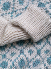 Indlæs billede til gallerivisning Alpaca pattern sweater - Dusty teal
