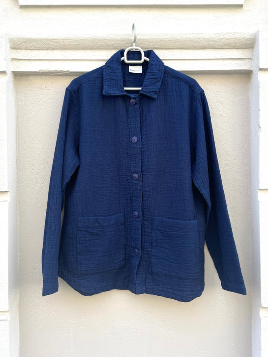 Organic Cotton Dobby Overshirt GOTS/Vegan