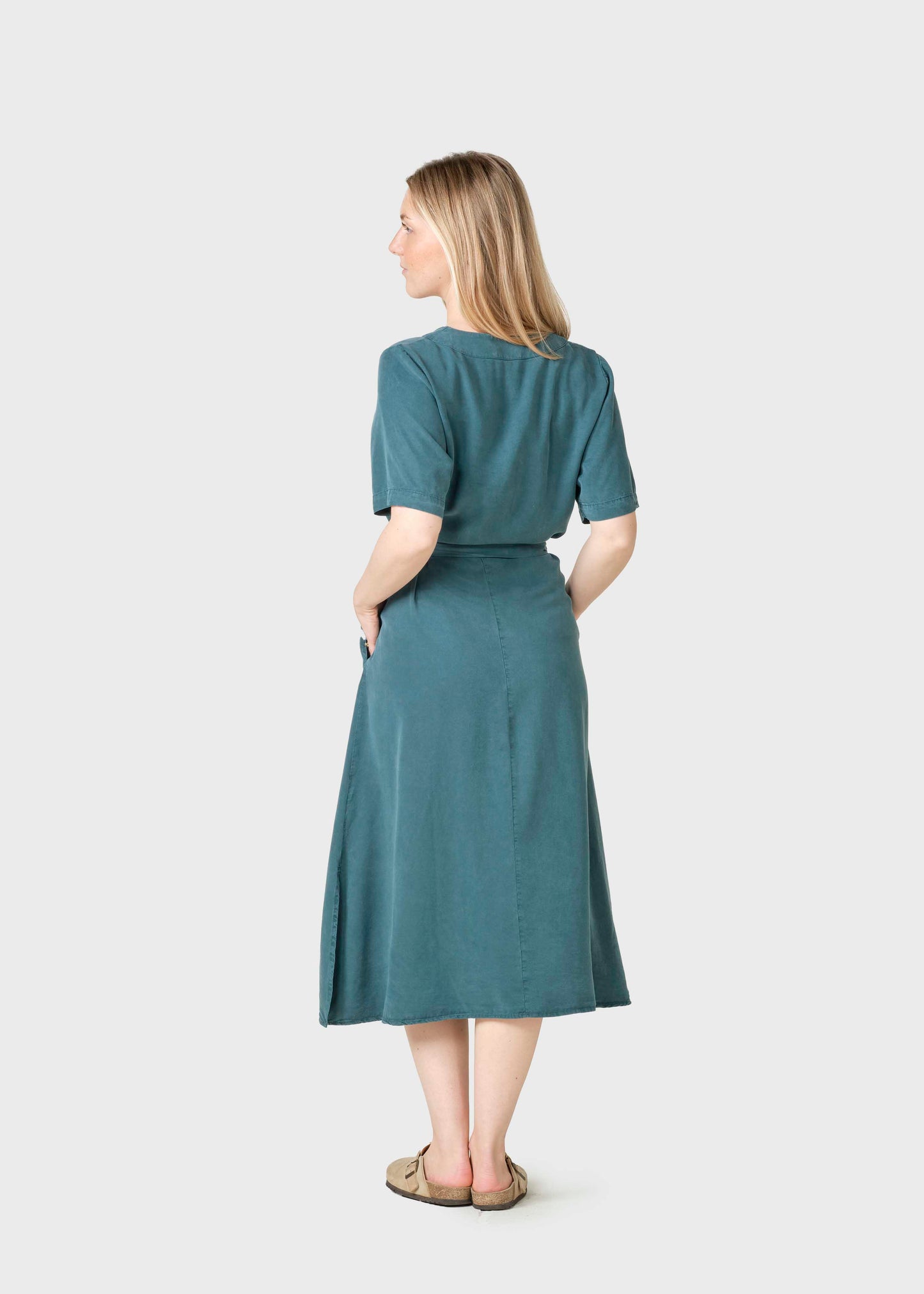 Pernille dress moss green