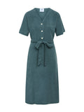 Pernille dress moss green