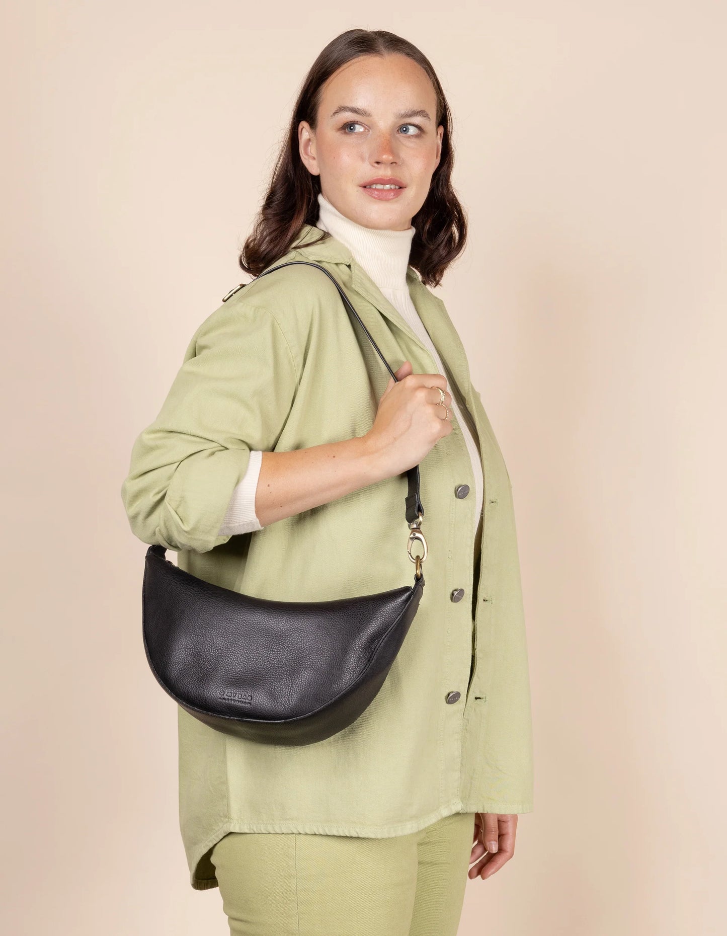 Leo - Black Soft Grain Leather