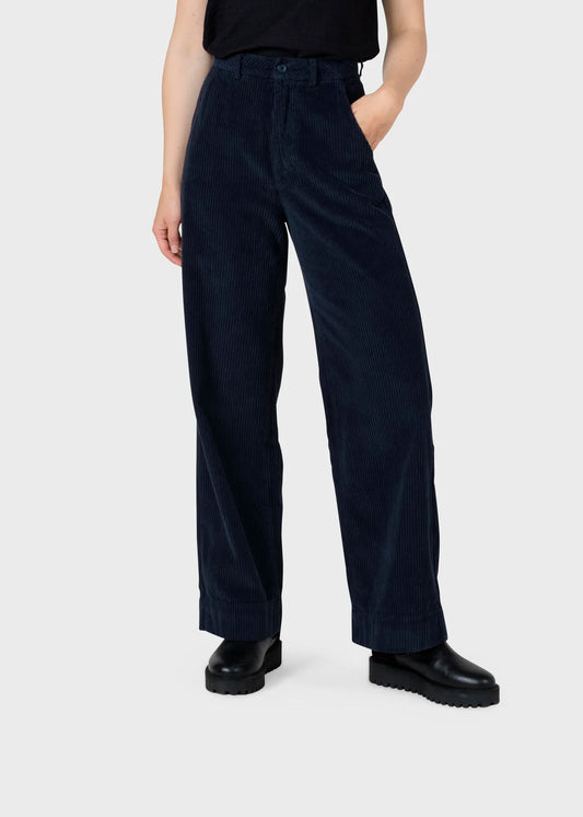Lydia jumbo corduroy pant navy