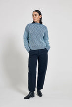 Indlæs billede til gallerivisning Zoya bicolor sweater - dark blue
