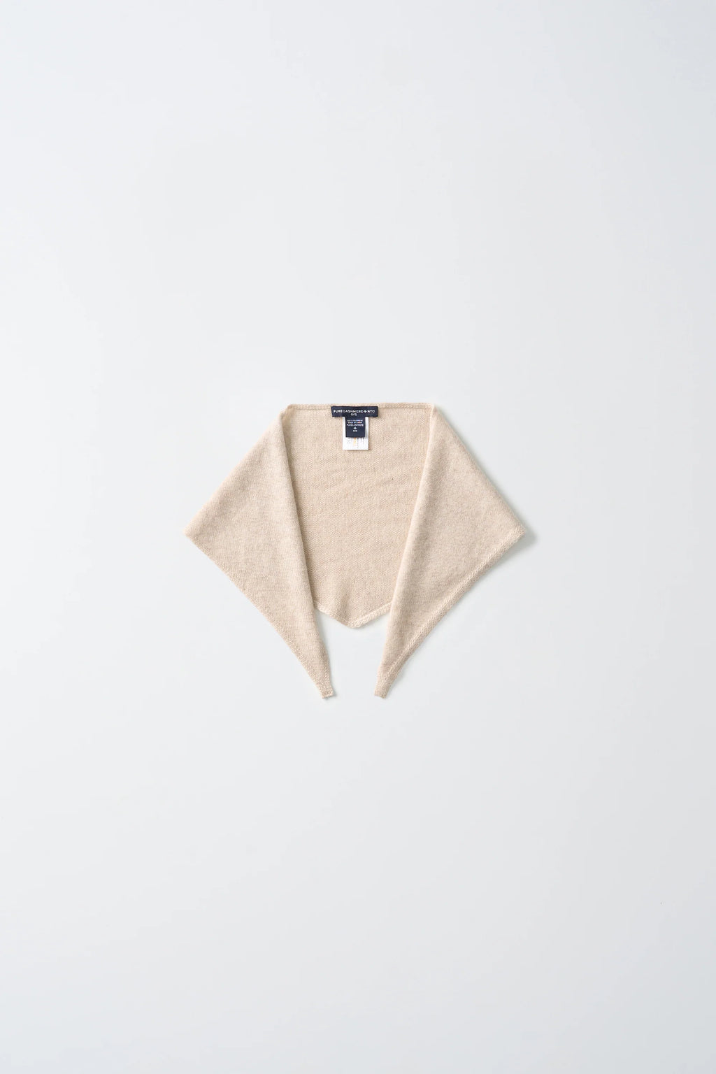Triangle scarf - oatmeal