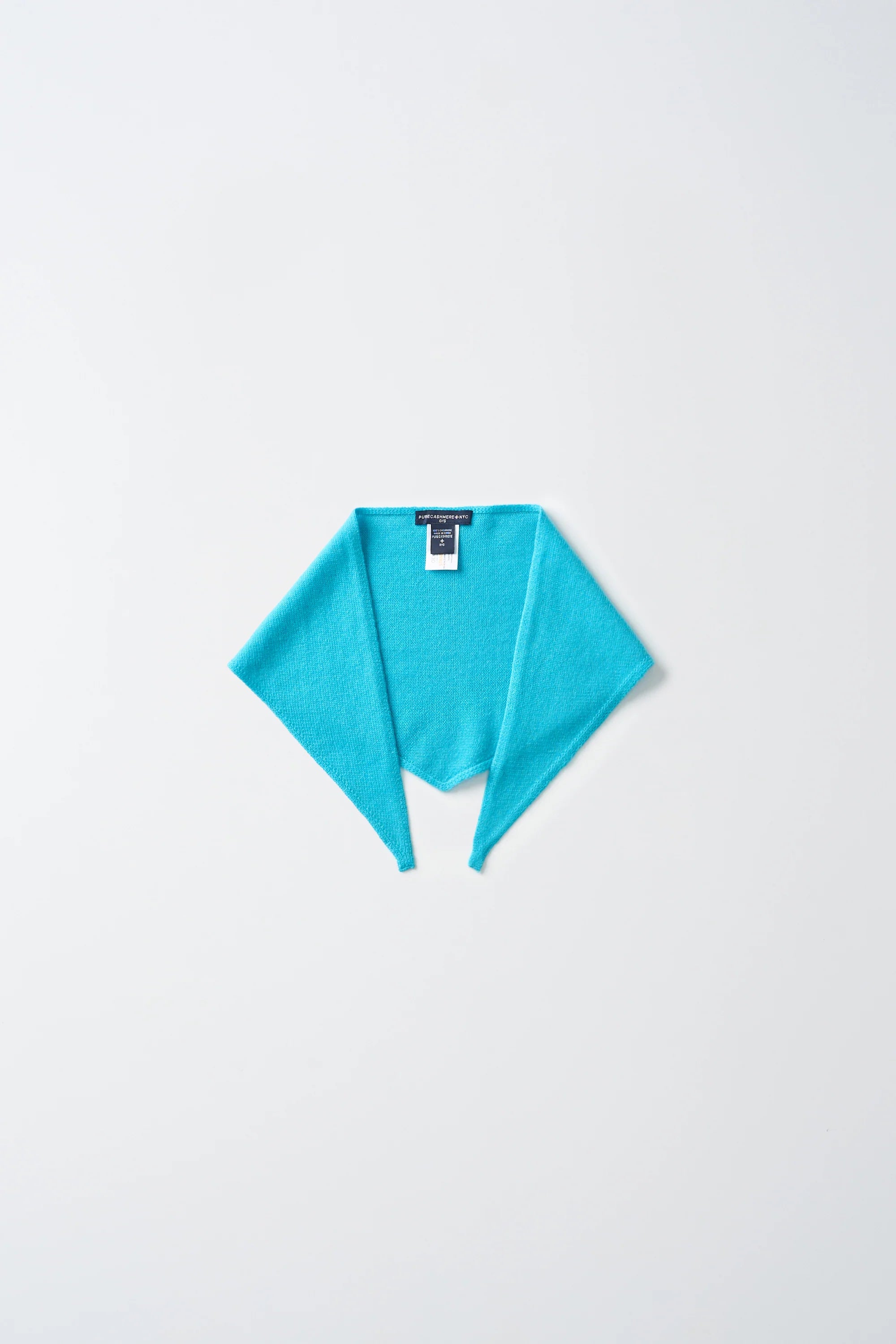 Triangle scarf - french blue