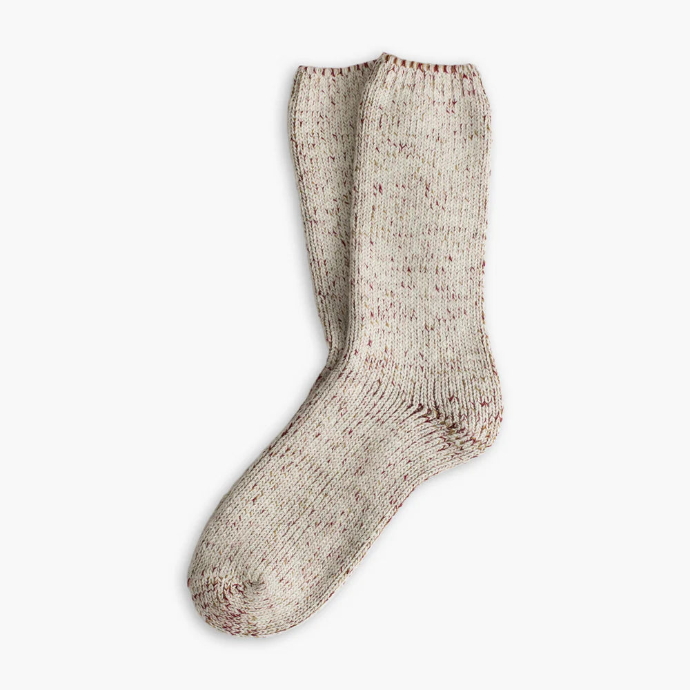 Wool collection raw white socks