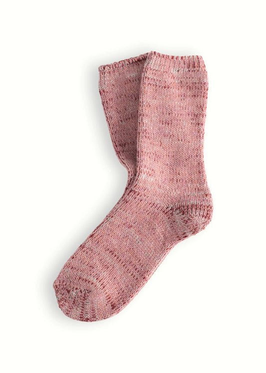 Wool collection recycled - pale pink socks