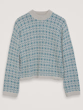 Indlæs billede til gallerivisning Alpaca pattern sweater - Dusty teal
