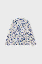 Indlæs billede til gallerivisning Bea shirt poplin blue flower
