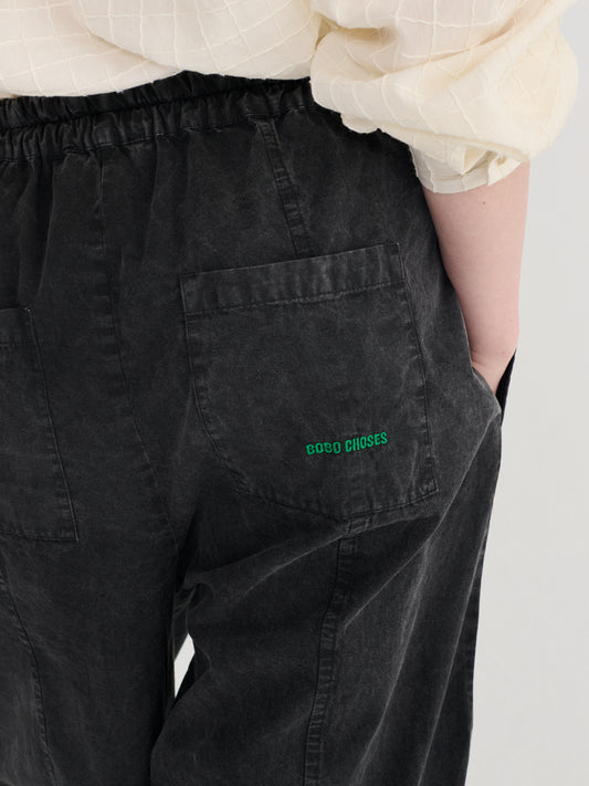 Dark grey cocoon pants