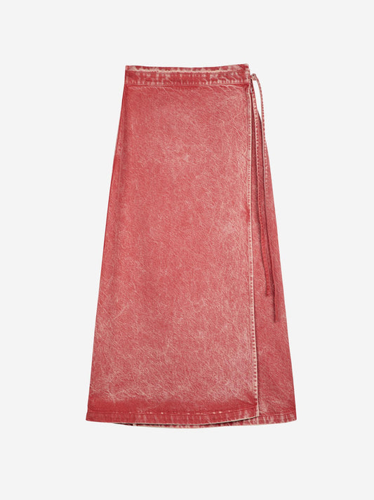 Wrapped cotton skirt
