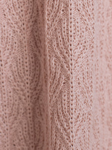 Feather blouse - dusty rose