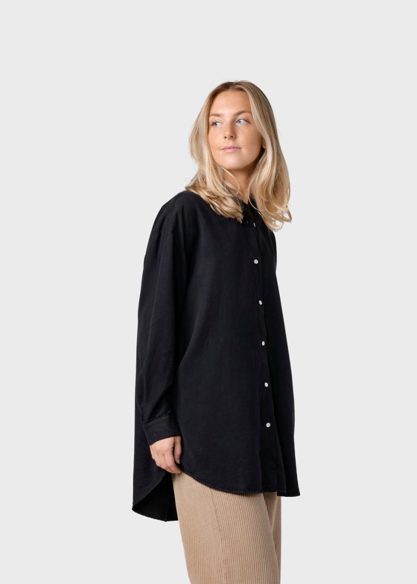 Ofelia lyocell shirt - black
