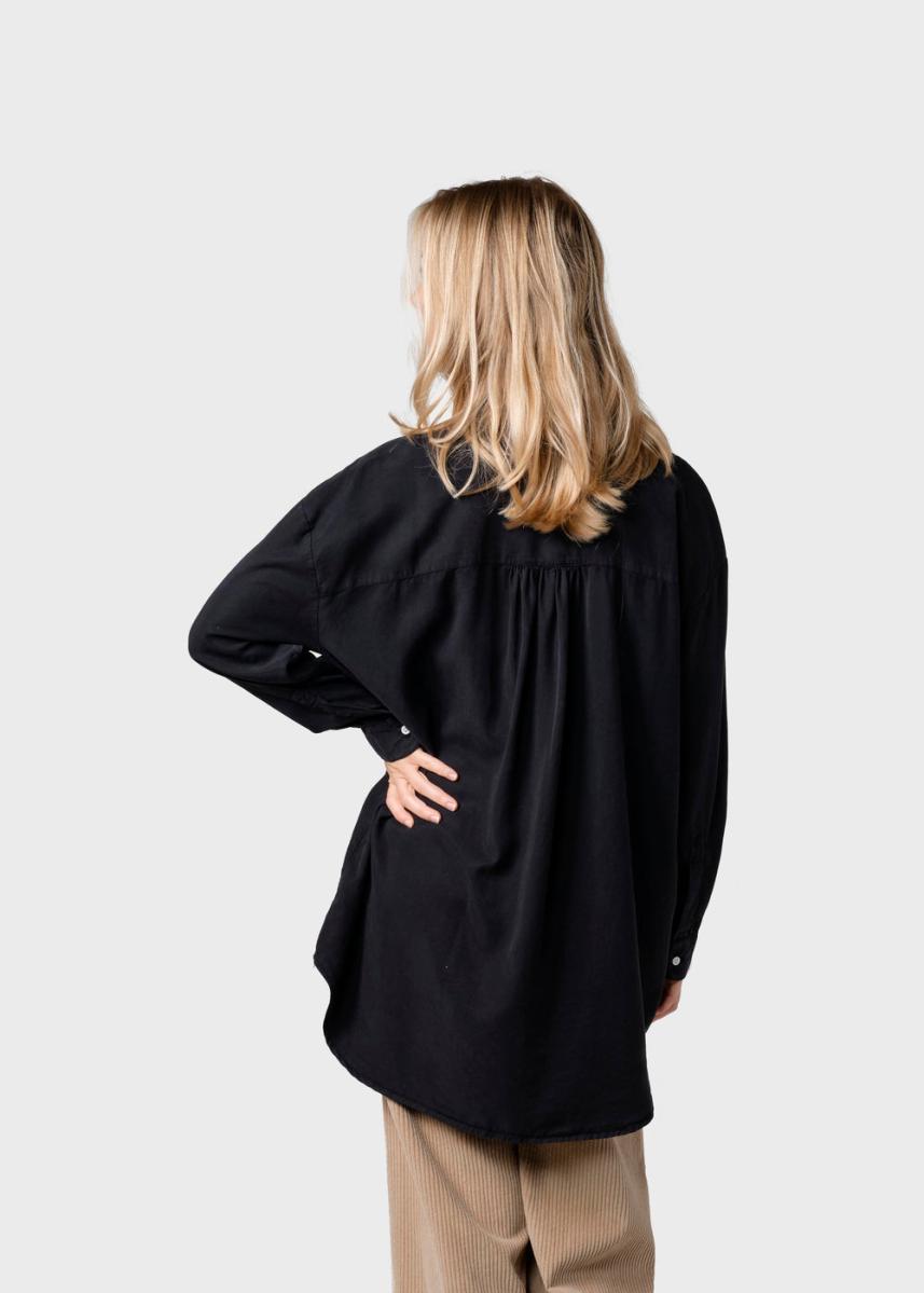 Ofelia lyocell shirt - black