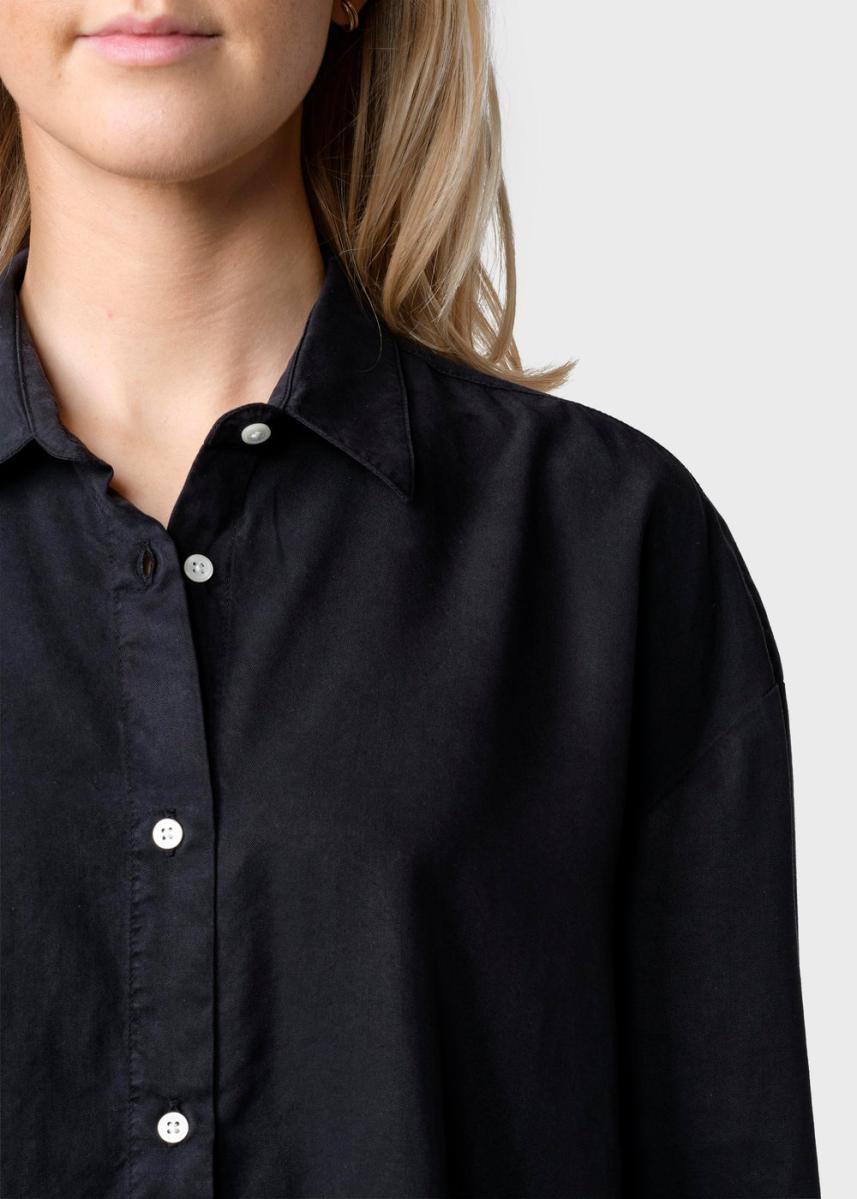 Ofelia lyocell shirt - black