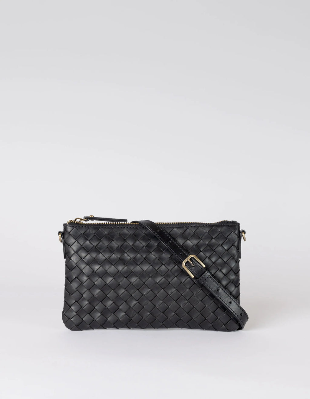 Lexi - Black Woven Classic Leather