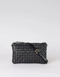 Lexi - Black Woven Classic Leather