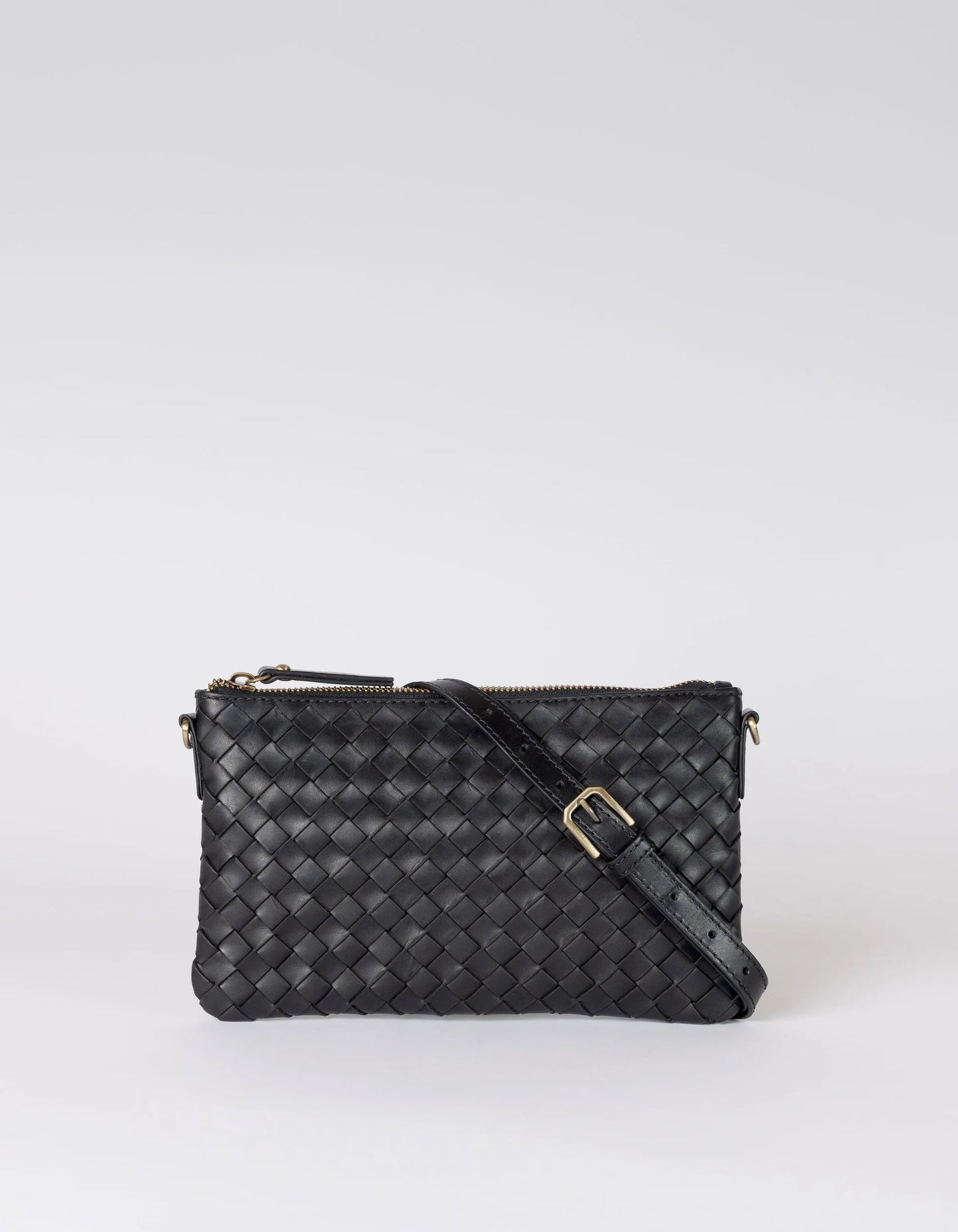 Lexi - Black Woven Classic Leather