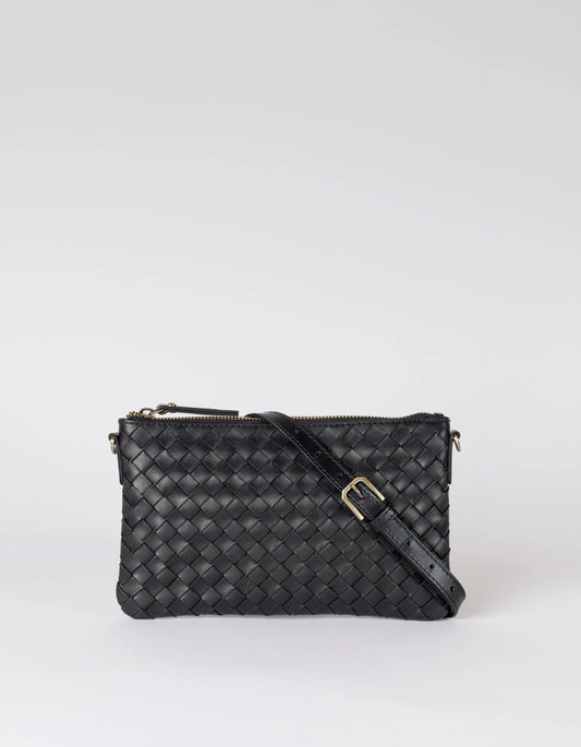 Lexi - Black Woven Classic Leather