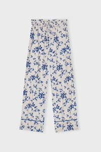 New moon pants blue flower