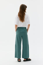 Indlæs billede til gallerivisning Thea flowy tencel pant - Lagoon green
