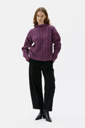Zoya - Bicolour lambswool sweater