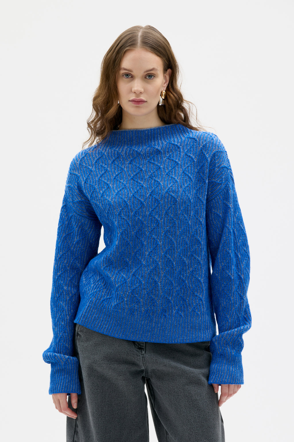 Zoya - Bicolour lambswool sweater
