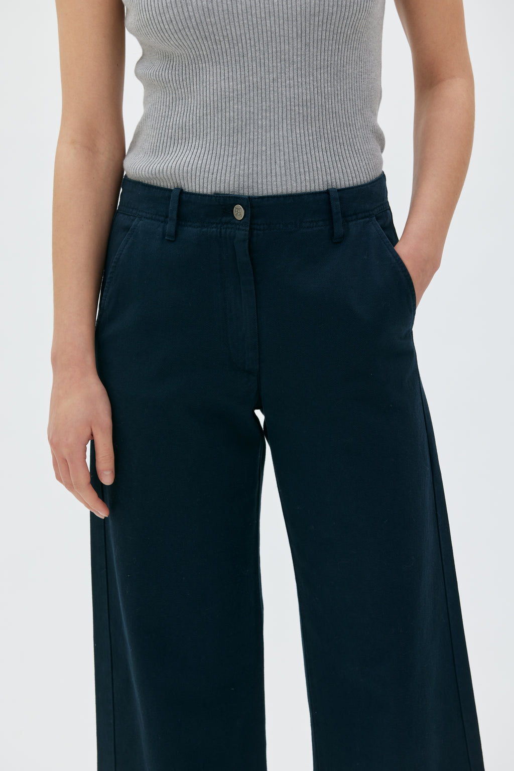 Laila - Recyled cotton trousers