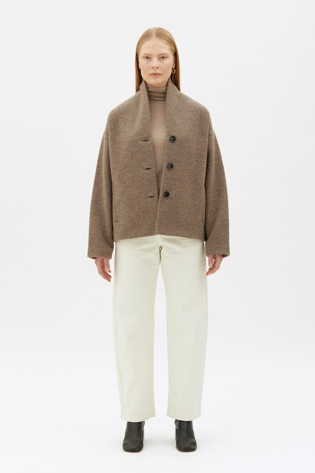 Hale boiled wool jacket