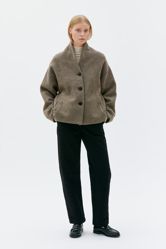 Hale boiled wool jacket