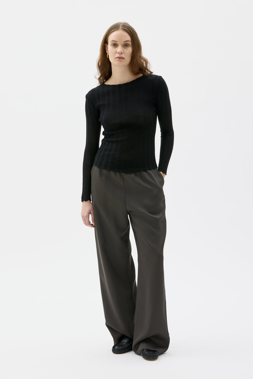 Hilja - Fine ribbed wool top