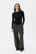Hilja - Fine ribbed wool top