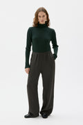 Valli - Long Tencel twill trousers
