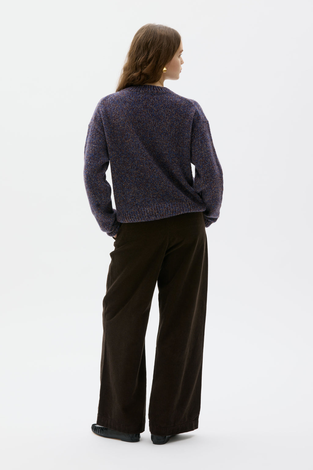 Iza - Wool silk cashmere mouliné sweater