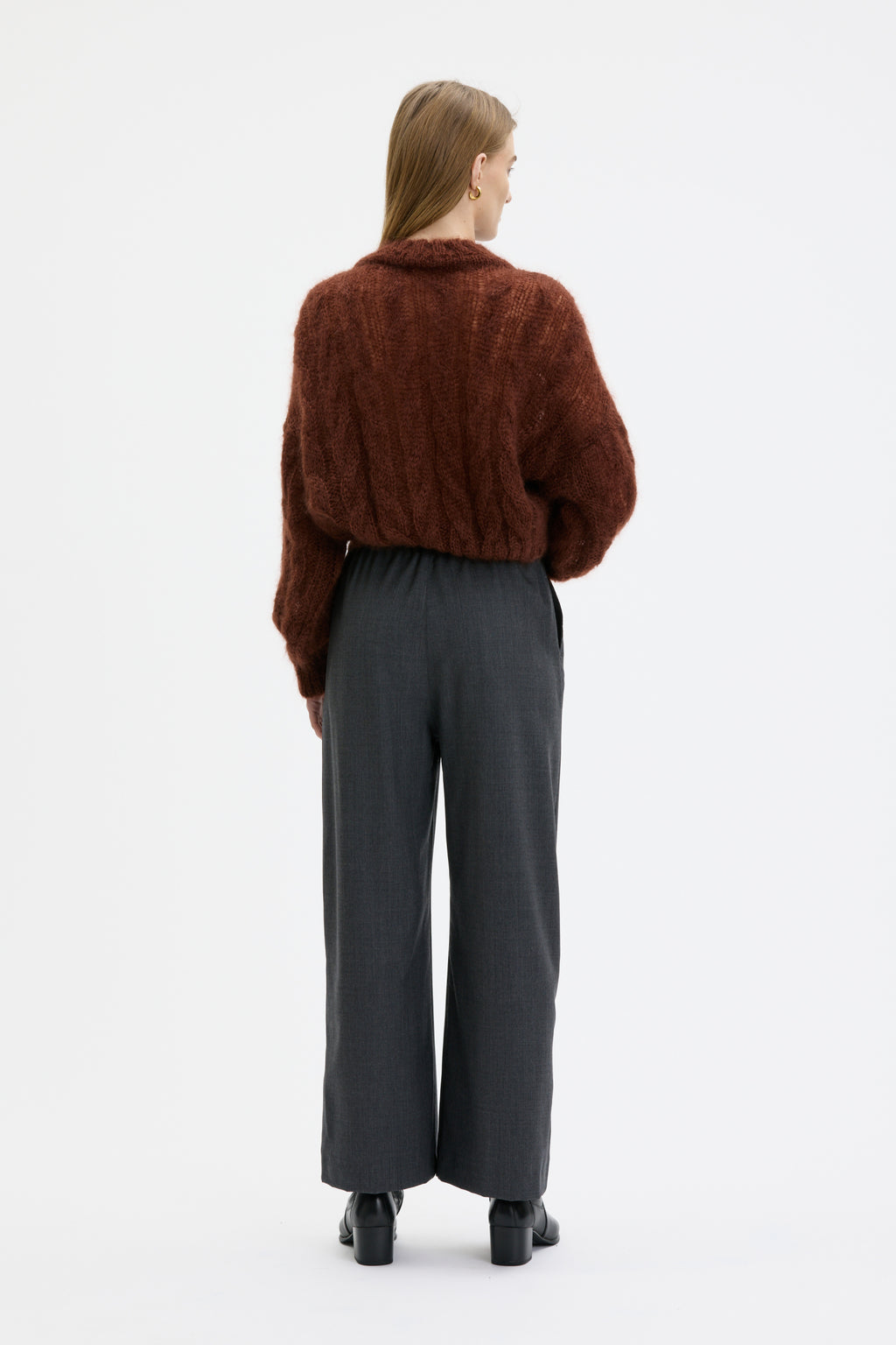 Lyne - Mohair silk cable sweater