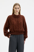 Lyne - Mohair silk cable sweater