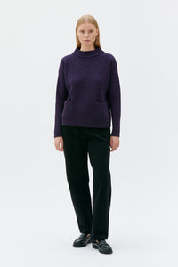 Helga sweater elderberry