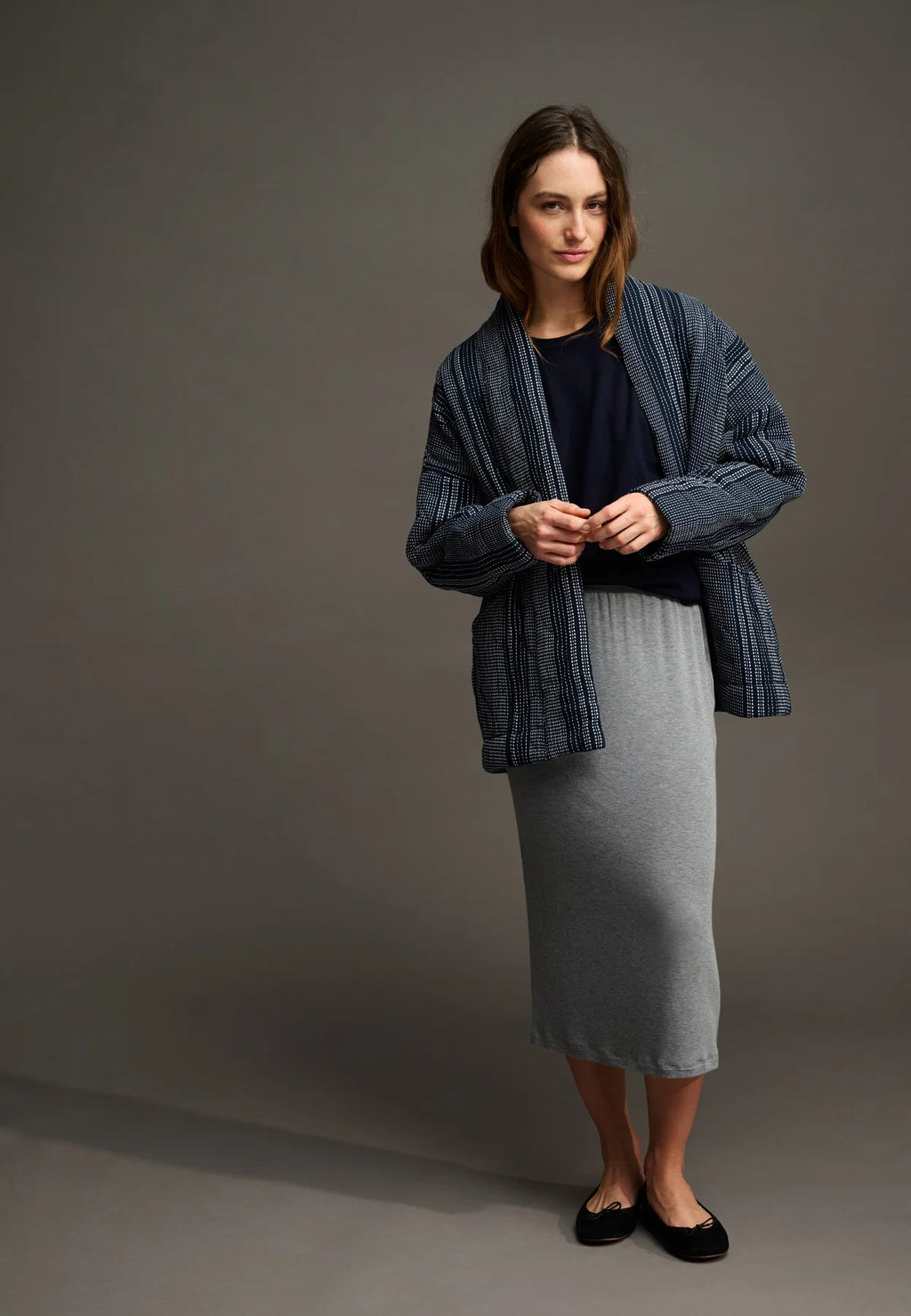 Touch jacket dobby