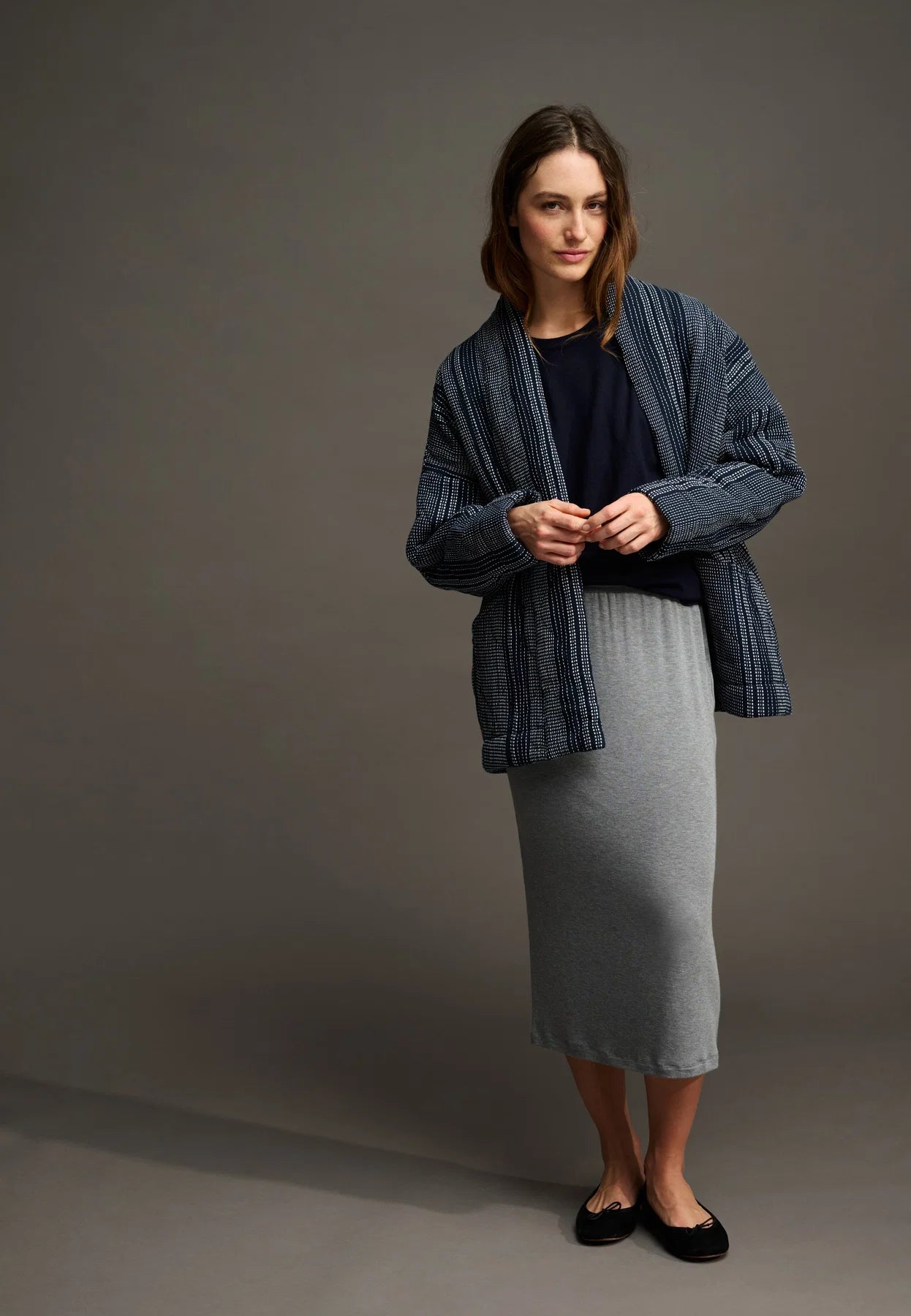 Touch jacket dobby