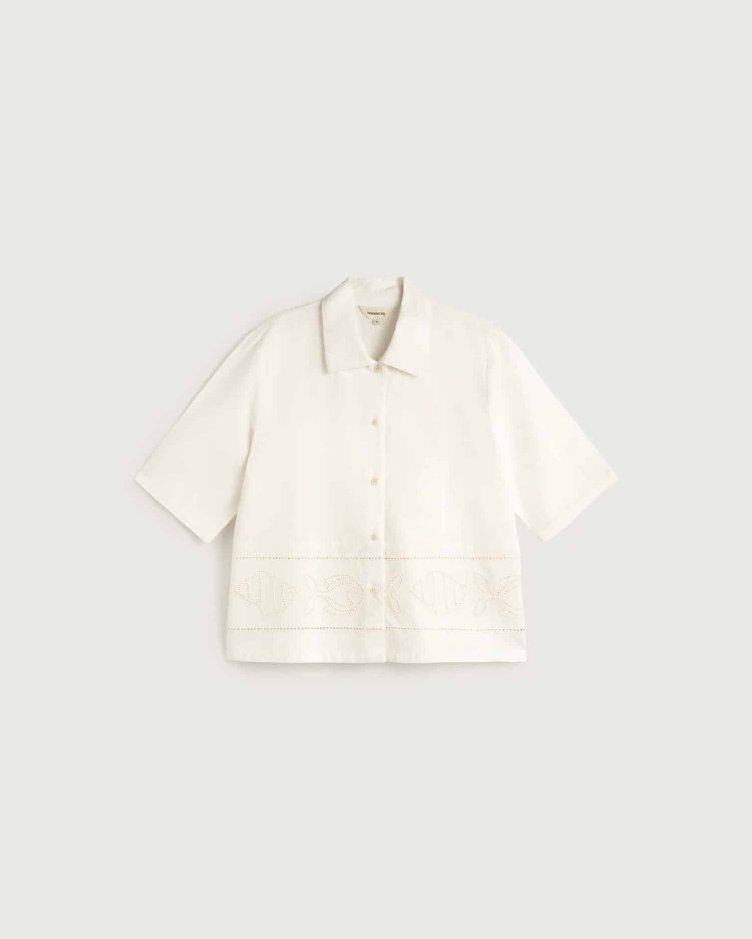 White Vainica Ane blouse