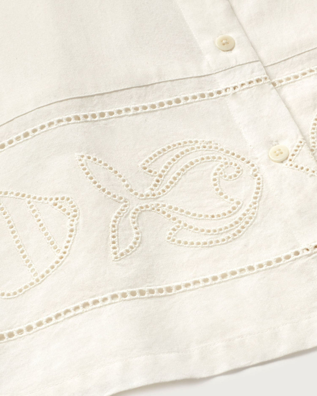 White Vainica Ane blouse