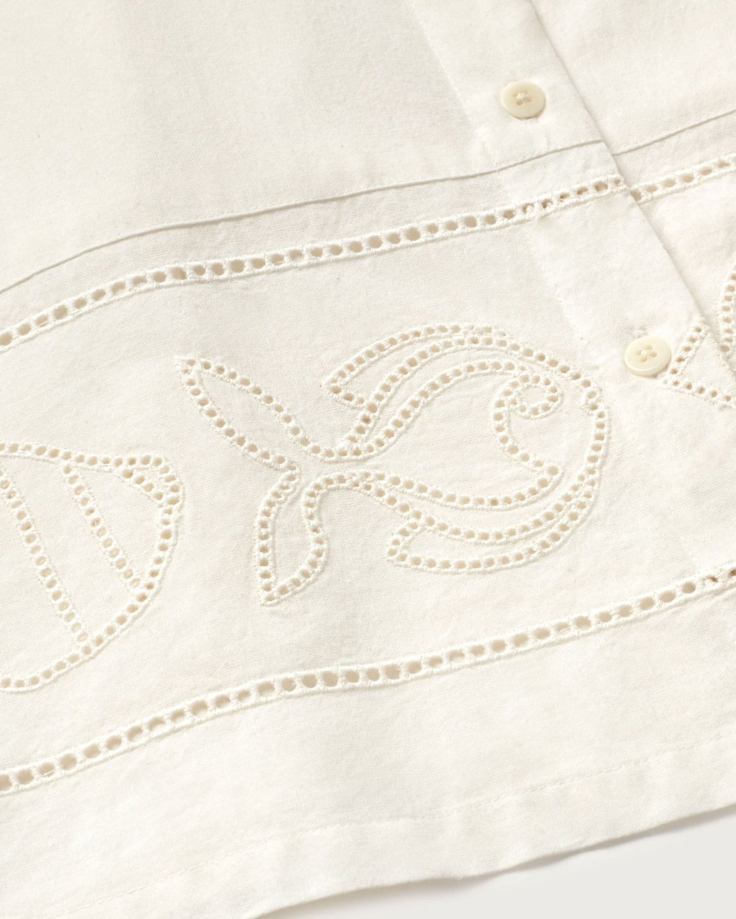 White Vainica Ane blouse