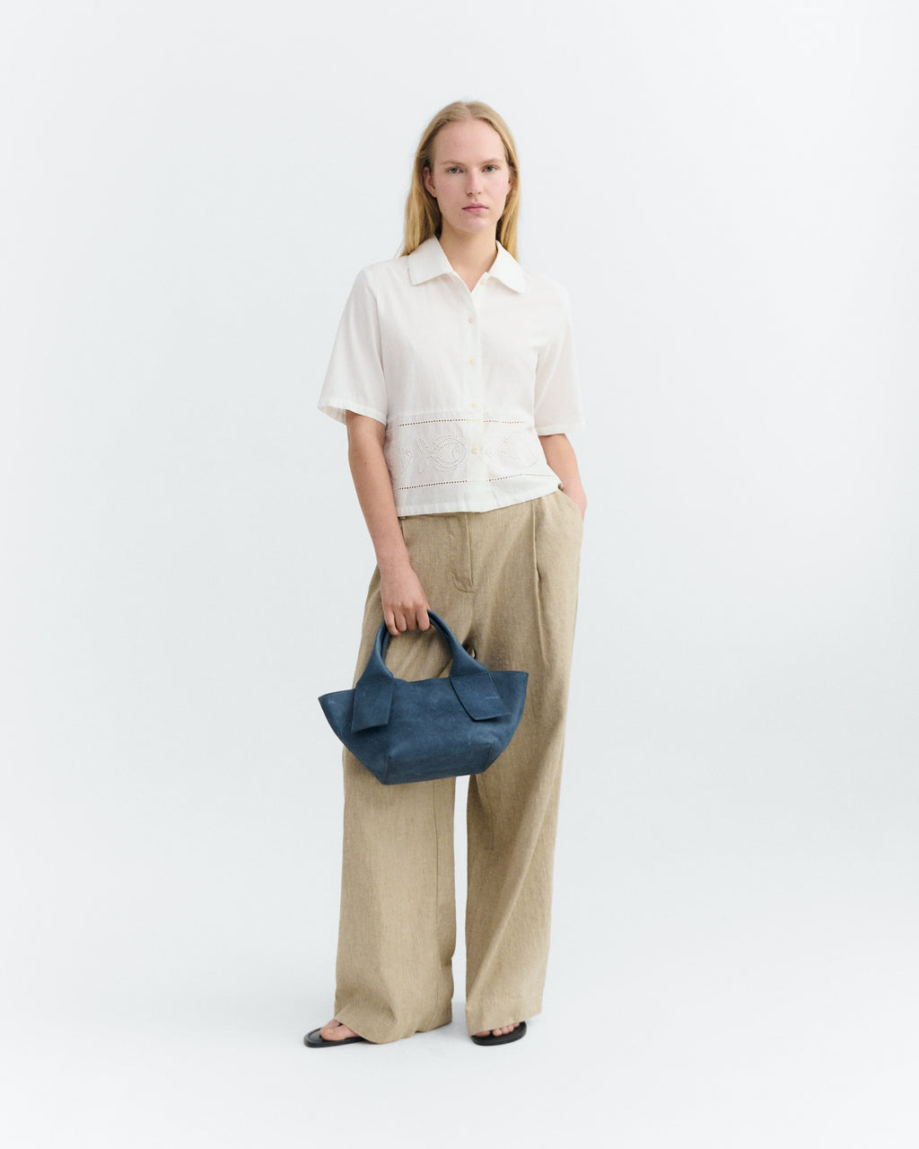White Vainica Ane blouse