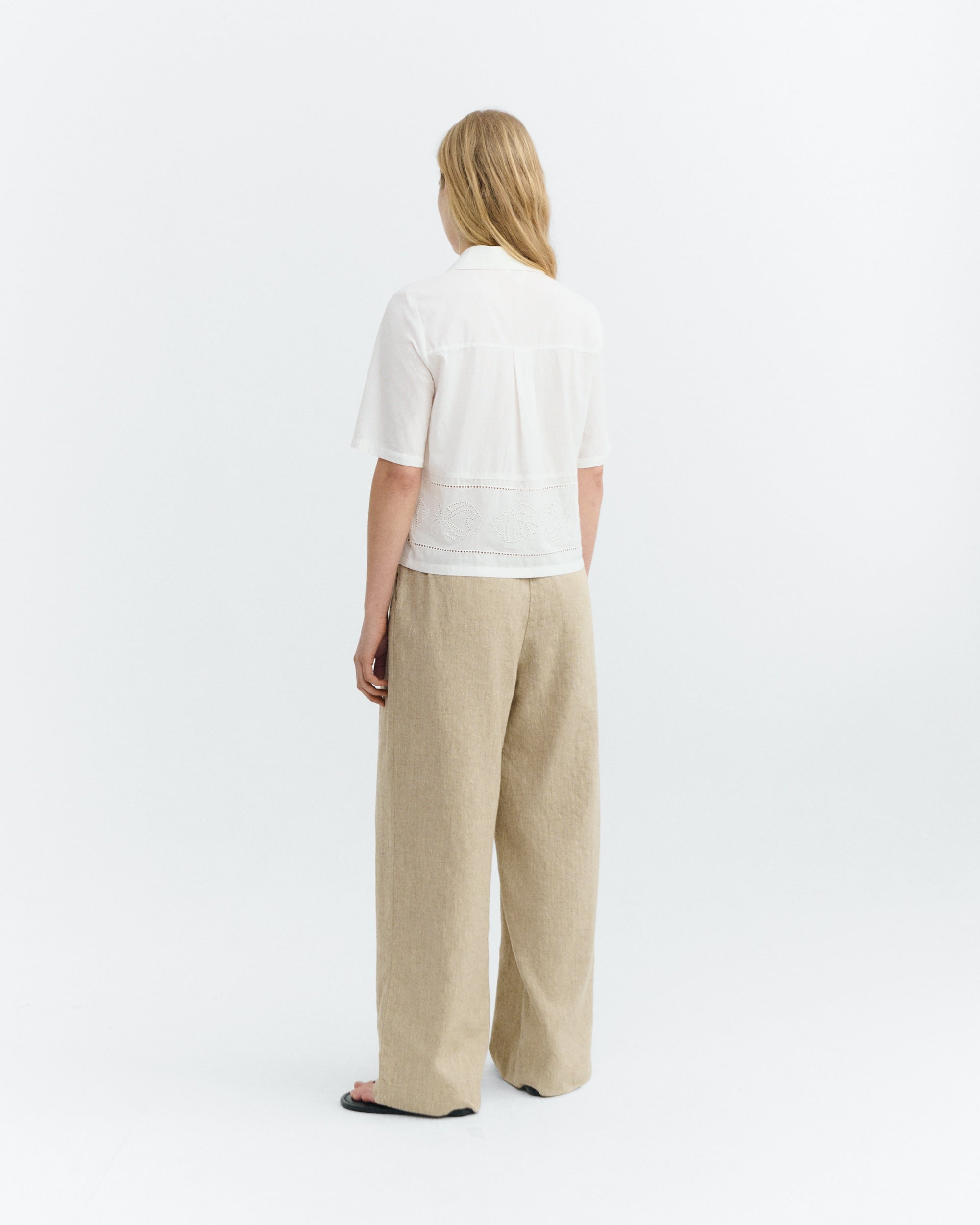 White Vainica Ane blouse