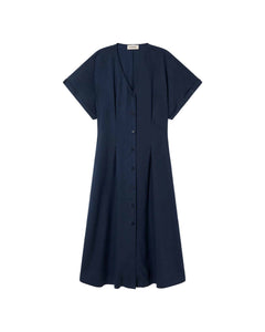 Navy hemp laura dress