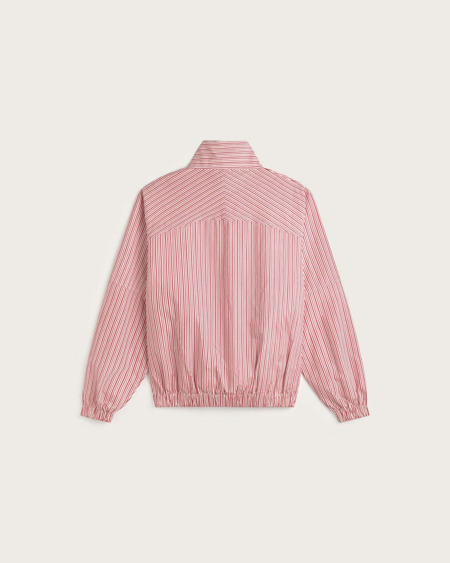 Red colliure stripes monica jacket