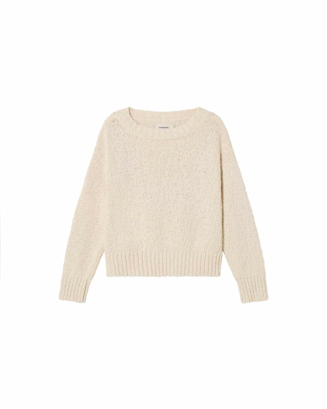 White Clara knit sweater