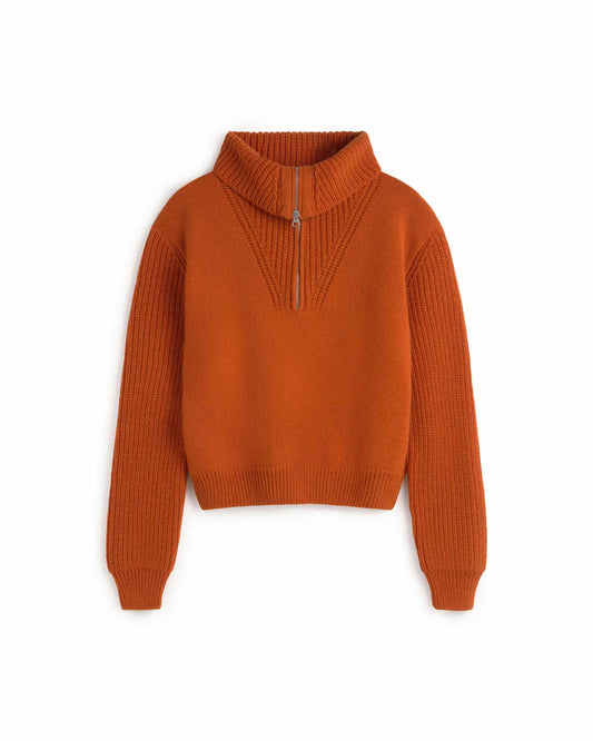 Orange tanit knitted sweater