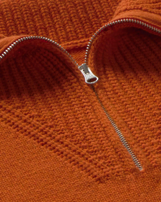 Orange tanit knitted sweater