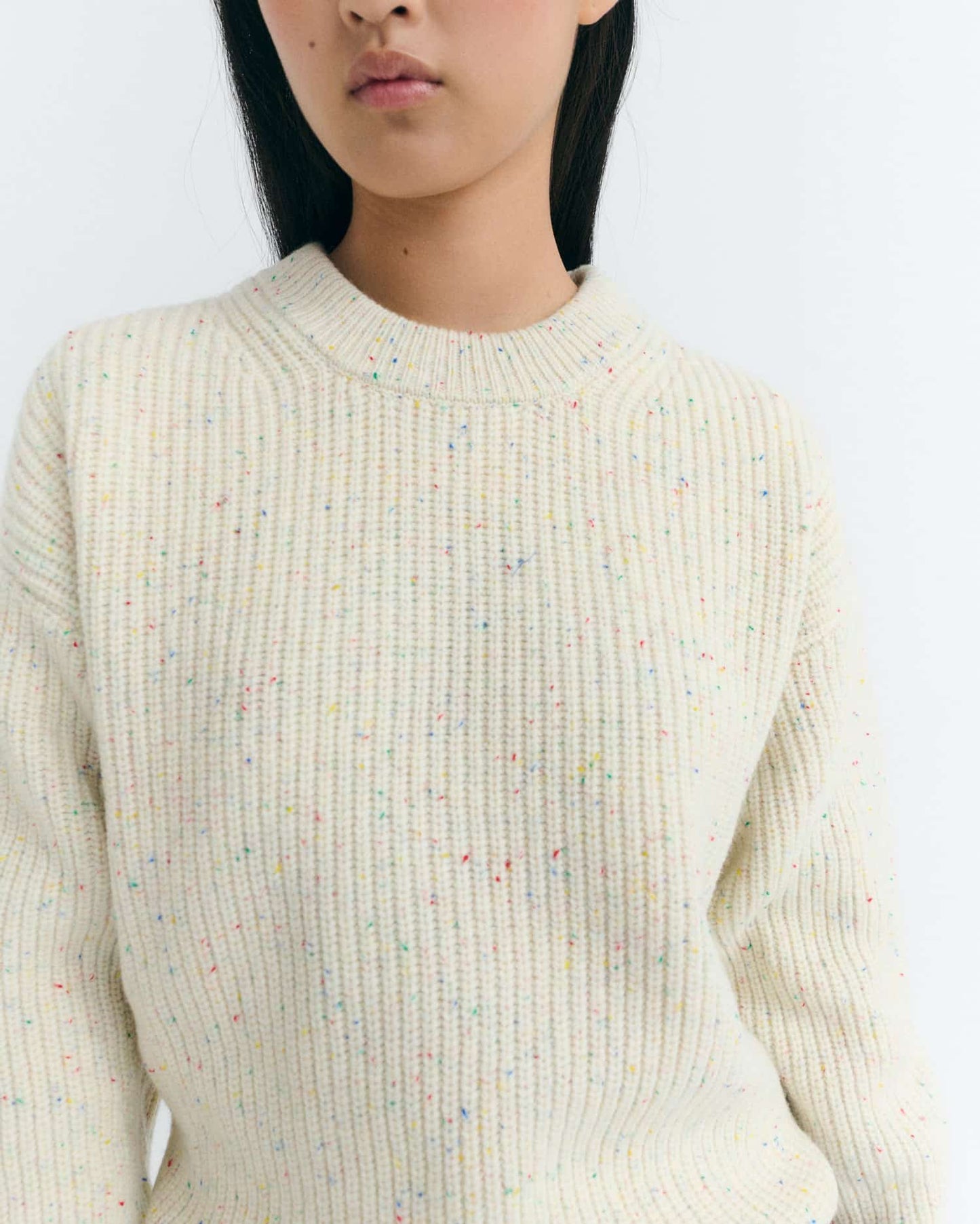 Ecru carmen knitted sweater